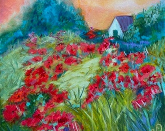 Hillside Poppies