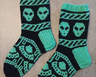 Extraterrestrial Life - Socks | Knitting Pattern