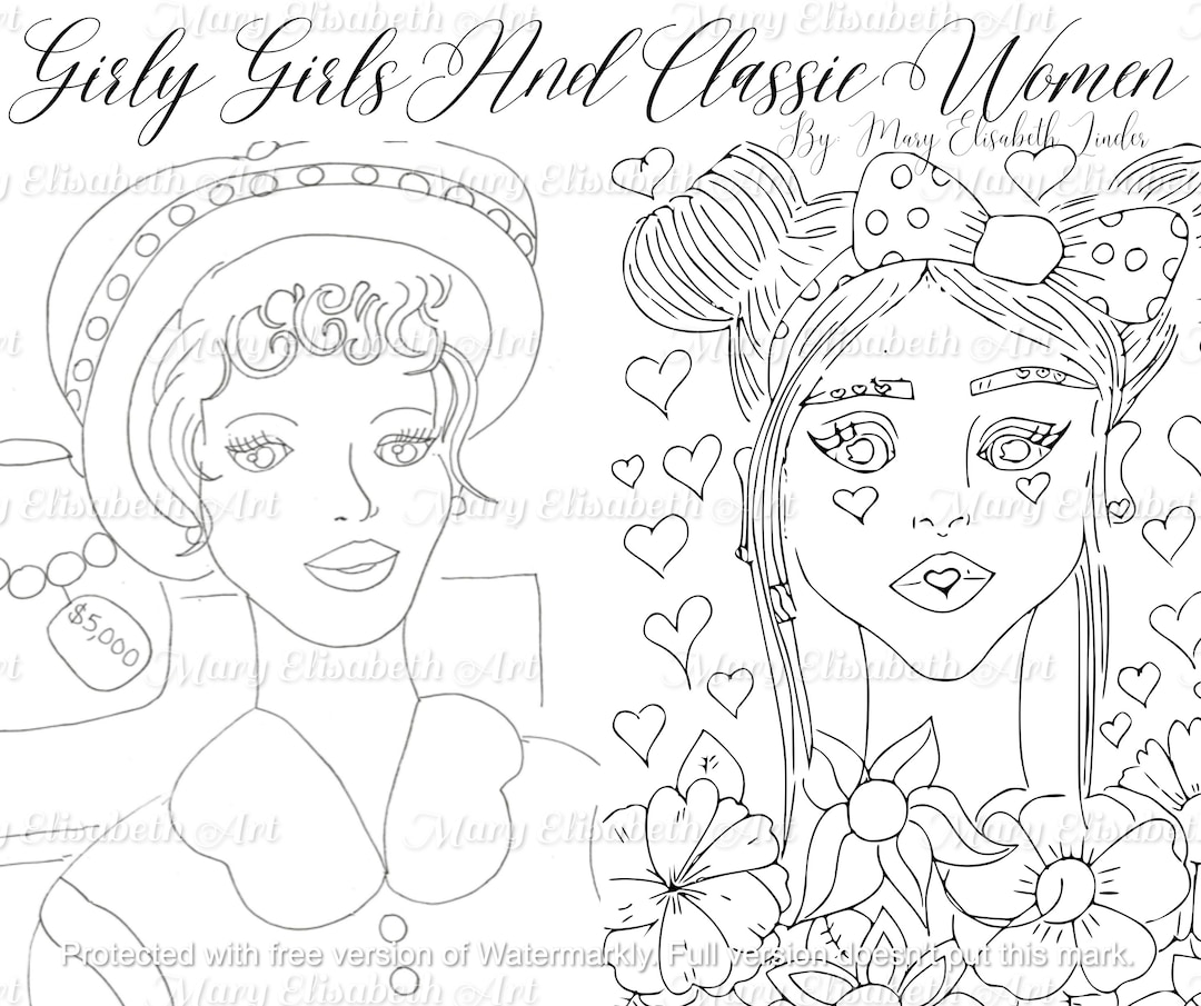 8 Color Page Bundle - Etsy