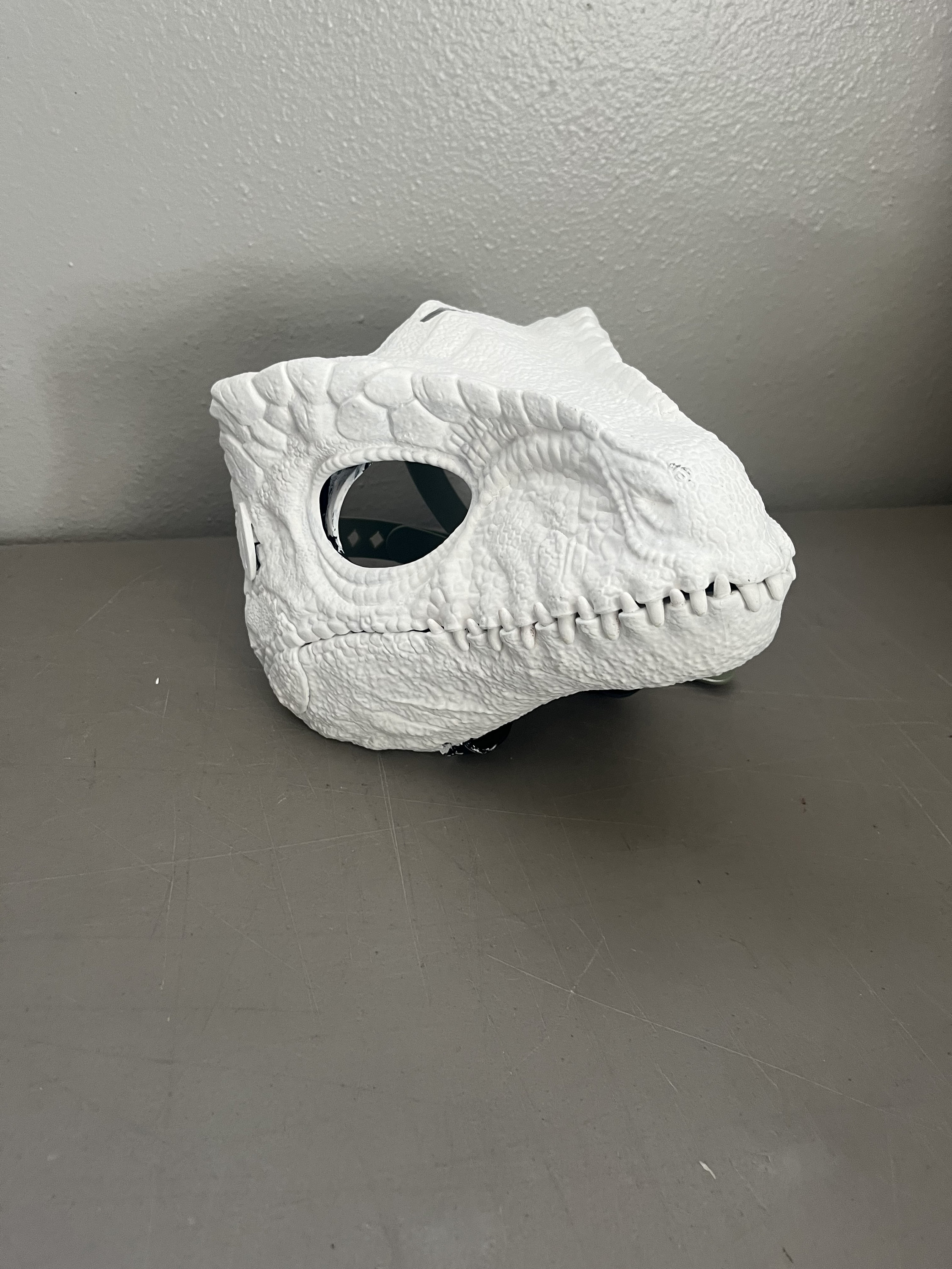  ZAbina Dino Mask Moving Jaw Furry, Open Mouth Dinosaur