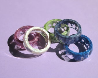 Resin Paint Drop Rings