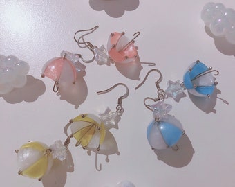 Dreamy Umbrella Drop Earrings