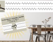 World History Printable Timeline, Wall Timeline, Book of Centuries, Charlotte Mason, Homeschool Timeline, 10,000 BC-2085 AD, Visual Learner
