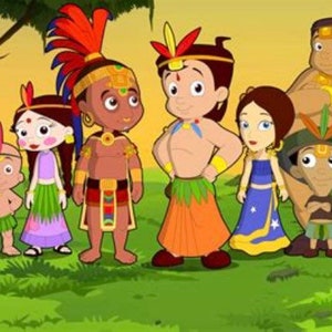 Lot of 5 handmade Chhota Bheem stickers waterproof, tear proof and smudge proof.