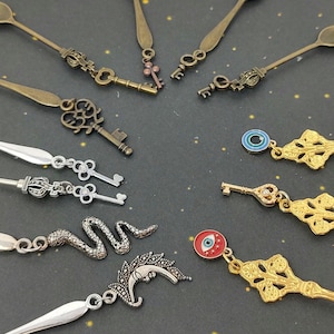 Mini Witch Spoon, Alloy Charm, Potion Mixing, Jewelry Making