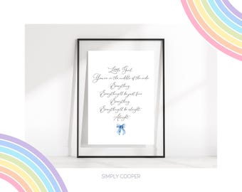 Funny Motivational Quote Print | “Everything Will Be Alright” | Pastel Wall Art | A5 A4 Printable | Trendy Home Décor