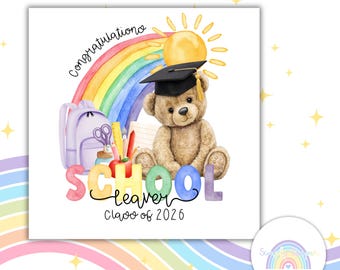 Primary School Leaver 2026 Card | Personalised Graduation Card UK | Year 6 Keepsake