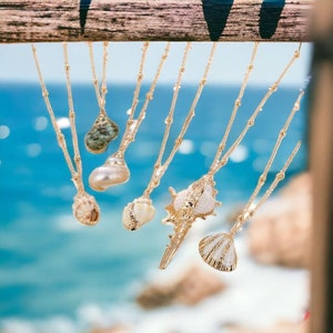 50pcs Natural Sea Shell Beads Jewelry Making Shells Beautiful Boho Real  Shell