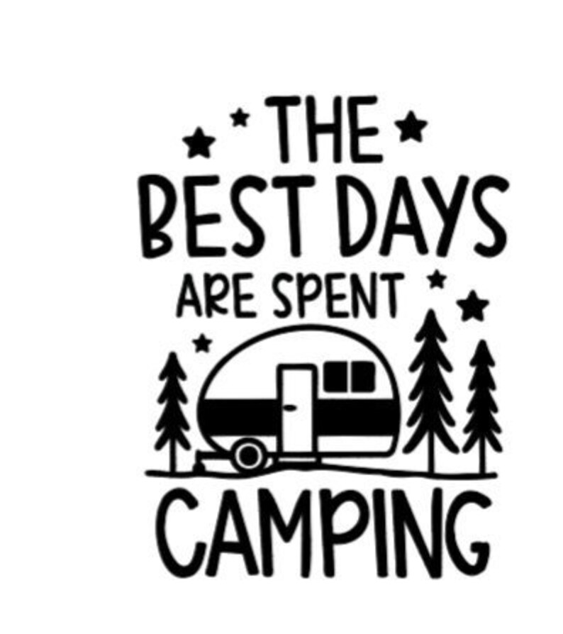 Camping Quotes Waterproof Vinyl Decals Etsy
