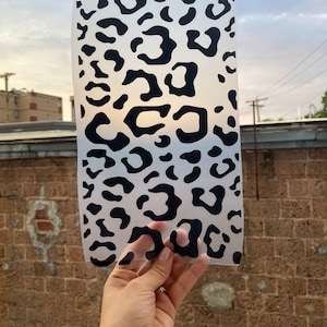 Side Window Cheetah Print Car Window Decal Sticker Sheet 11.45&#39;&#39;W x 6.07&#39;&#39;H MATTE Waterproof Permanent Vinyl Sticker Sheet - DIY Cut You