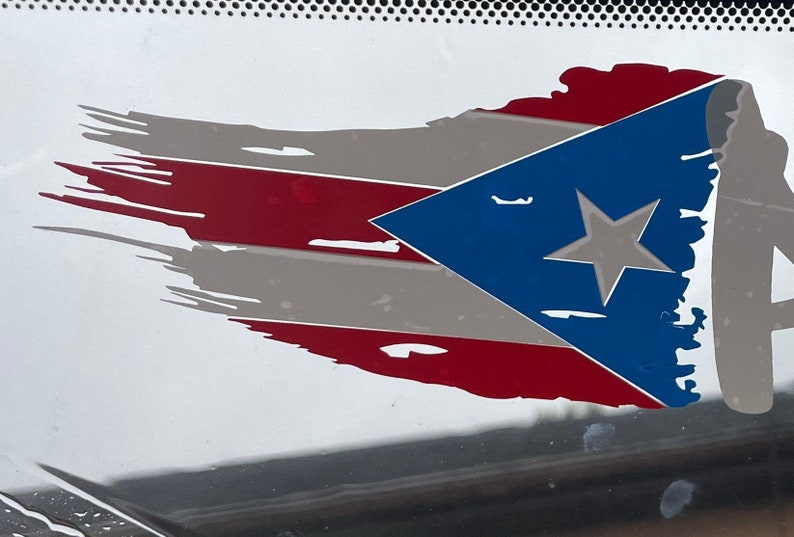 Puerto Rico Auto Sticker Puerto Rico Flag Sticker - Puerto Rico Graffiti Style PR - Bumper ...