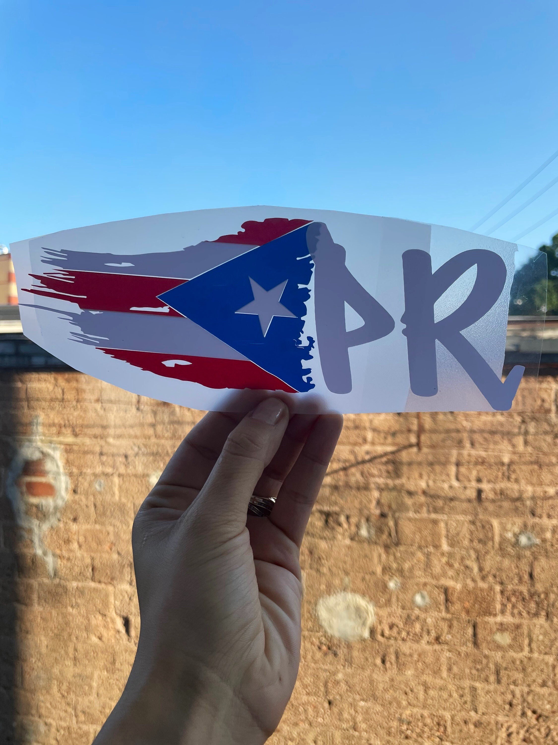 Puerto Rico Sticker Logo Puerto Rico Flag Sticker - Puerto Rico Graffiti Style PR - Bumper ...