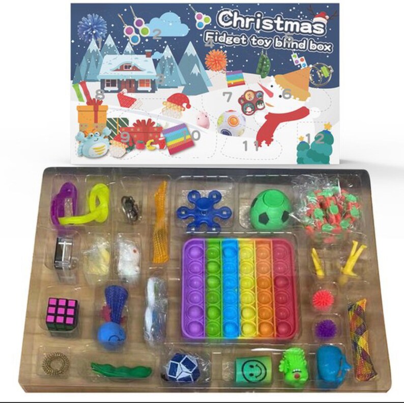 Christmas Fidget Advent Calendar | Etsy
