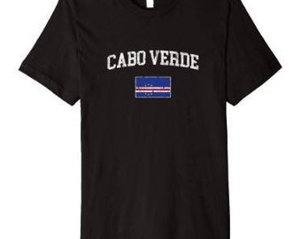 Cabo Verde Flag Shirt, Proud Cabo Verdean Pride, Cabo Verde Verdean Shirt Gift, Cabo Verde T shirt, Cabo Verde short sleeve