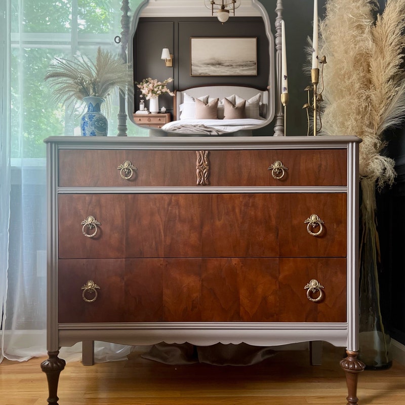 Antique Dresser With Mirror - Etsy