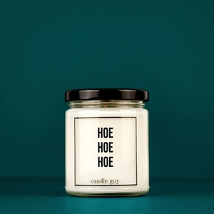 candle guy Scented Candle | Hoe Hoe Hoe | Gift for Him | Gift for Her | Funny Candle | Premium Soy Wax Scented Candle
