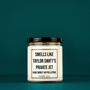 candle guy Scented Candle | Smells like Taylor Swift&#39;s Private Jet | Gift for Him | Gift for Her | Funny Candle | Premium Soy Wax Scented