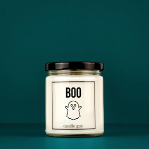 candle guy Scented Candle | Boo | Gift for Him | Gift for Her | Funny Candle | Premium Soy Wax Scented Candle