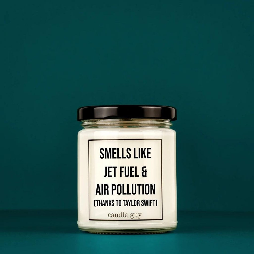 Scented Candle Smells Like Jet Fuel and Air Pollution Gift for Him Gift