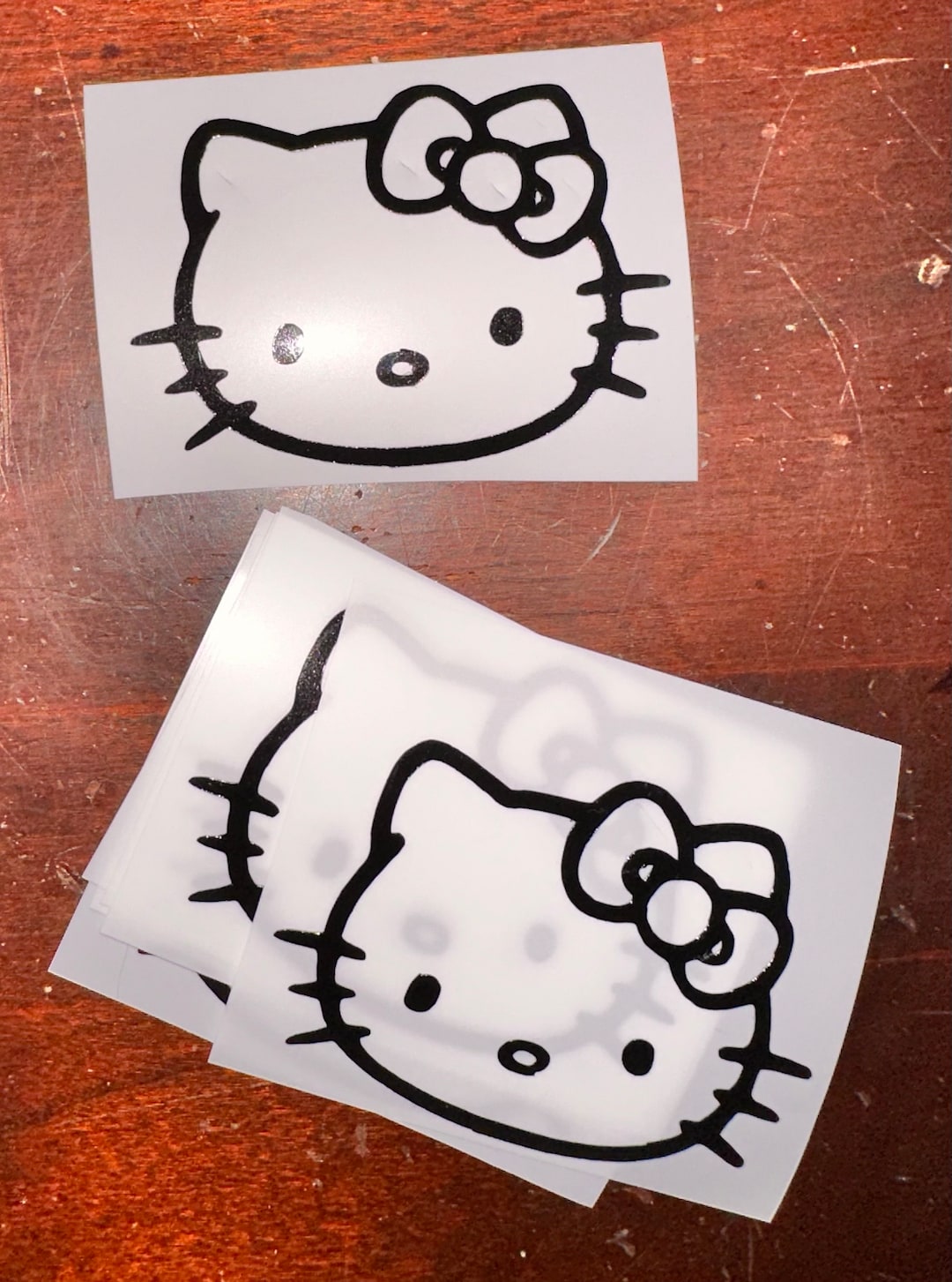 Hello Kitty Decals Etsy