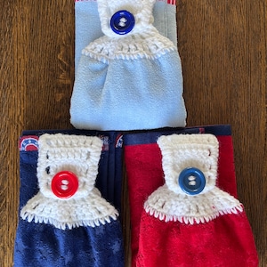 Patriotic Hanging Dishtowels