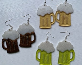 Drink earrings (beer, martini & margaritas)