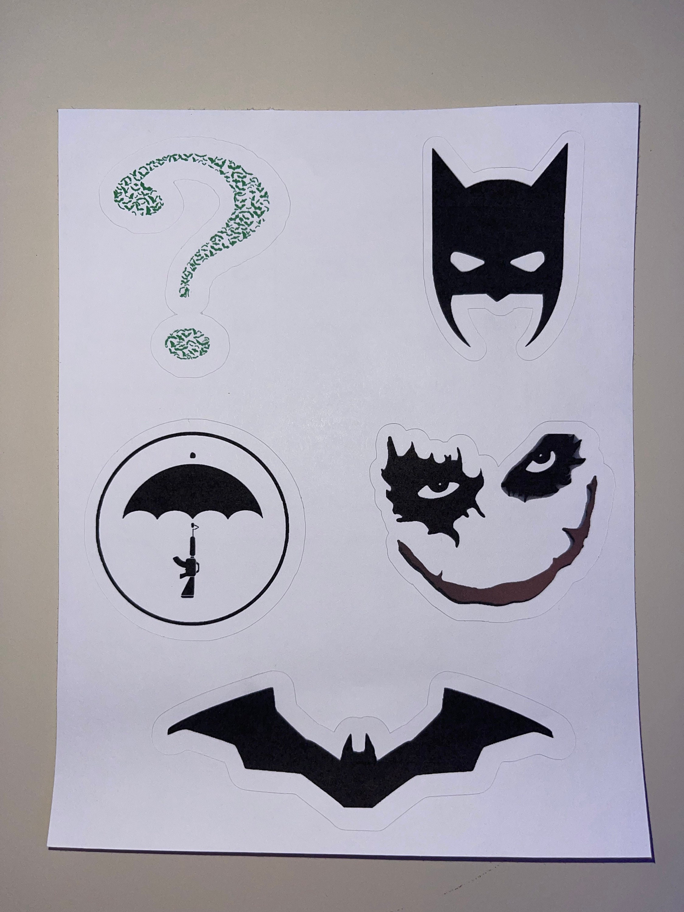 The Batman Sticker Pack Etsy Australia