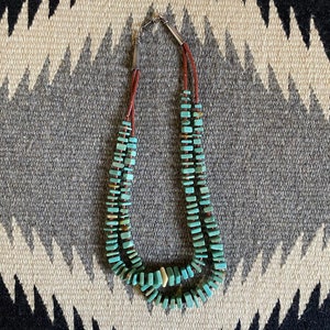Vintage Navajo Turquoise and Shell Heishi Choker