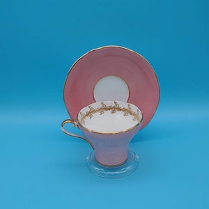 Vintage Aynsley Bone Chine Teacup and Saucer Made in England