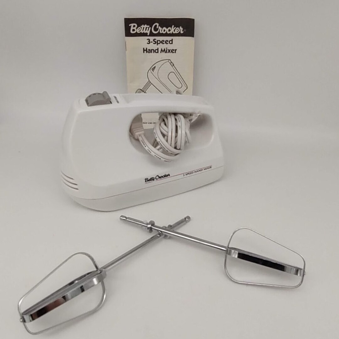 Betty Crocker Hand Mixer 3speed 100 Watts Etsy
