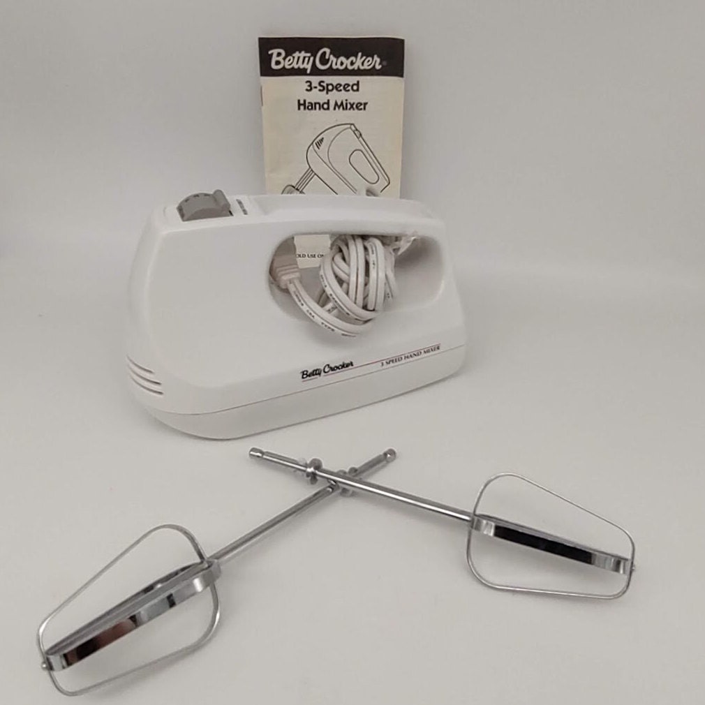 Betty Crocker Hand Mixer 3speed 100 Watts Etsy