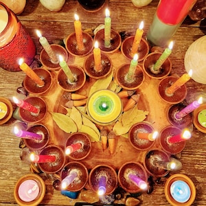 Usługa świecy „Good Fortune Charm Candle” – ma na celu poprawę szczęścia i odwrócenie nieszczęść, a także pomoc w wyeliminowaniu ubóstwa.