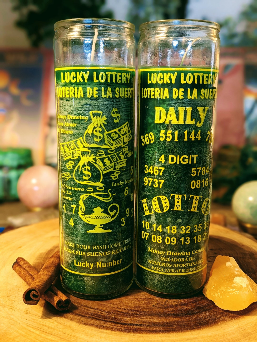 7 Day Lucky Lottery fixed Candle Service Etsy