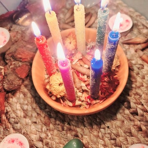 Serviço de vela de desbloqueio/equilíbrio de 7 chakras - Todos os 7 chakras EQUILIBRADOS de uma só vez para energia renovada