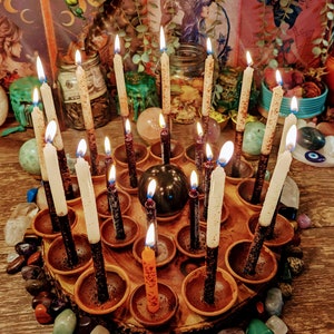 Uncrossing Candle Intended to clear curses, hexes, evil eye, envy, ill wishes placed on you, blocks. Start here. zdjęcie 1