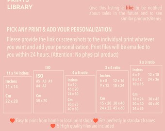 Personalized Gallery Wall Print – Custom Printable Art (Digital Download)