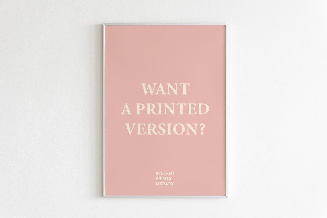 Printing Service, Any Print Mailed, Printed Wall Art Gift Idea, Print