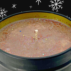 Hot Chocolate Candle | Warm Hugs | Peppermint Mocha Scented Candle | Disney Inspired Candle | Holiday Candle | Christmas Candle