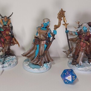 Frost Giant Set of Tabletop Miniature DnD Pathfinder TTRP Minis
