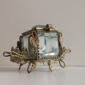 アンティーク 19 世紀フランス ナポレオン 3 世の小さな宝石箱、ルイ