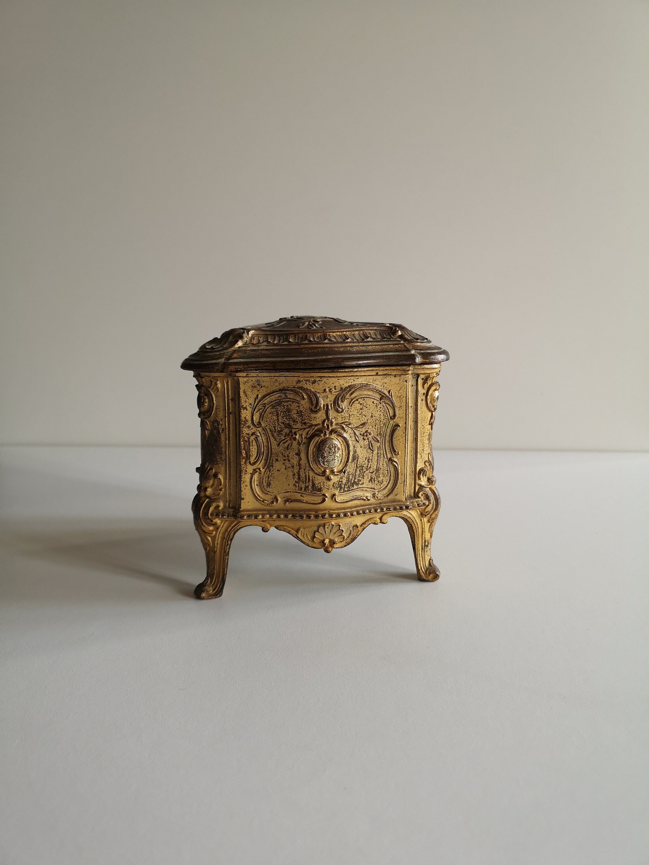 アンティーク 19 世紀フランス ナポレオン 3 世の小さな宝石箱、ルイ