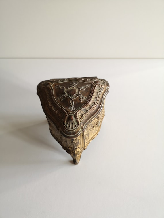 アンティーク 19 世紀フランス ナポレオン 3 世の小さな宝石箱、ルイ