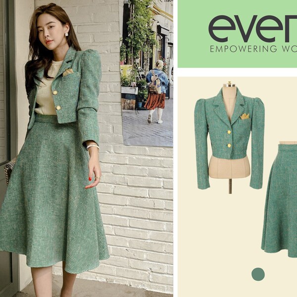 Summer Korean Skirt Suit Women 2026.Korean Skirt Suit - Etsy