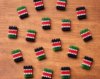 Kenyan Flag Hair Beads – Loc & Braid Accessories