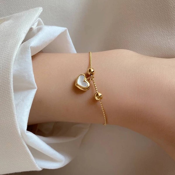 Gorgeous Delicate Bracelet Korean style 14k Gold plated over 925 Sterling Silver.