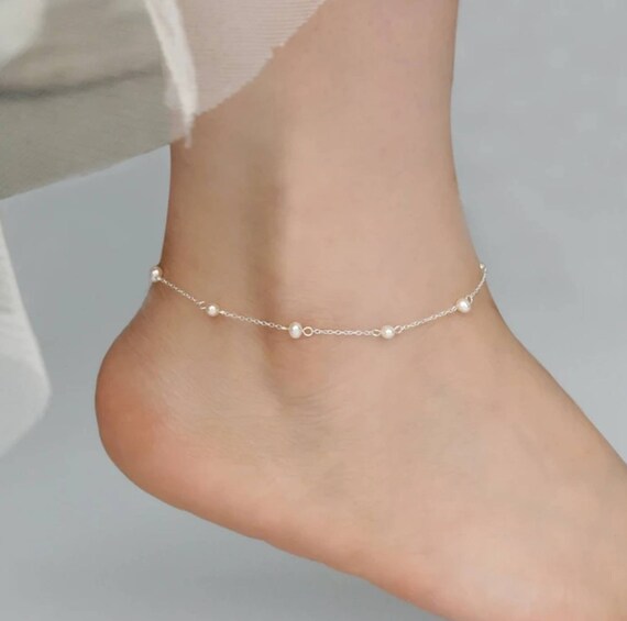 Platinum anklet deals