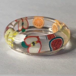 Fruit resin ring!