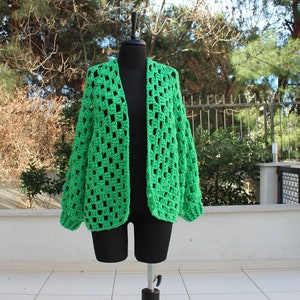 Sweater for woman, Sweater crochet, Handmade cardigan, Winter sweater, multicolor cardigan, Cardigan sweater for women, Cardigan crochet