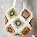 see more listings in the Granny square bag section