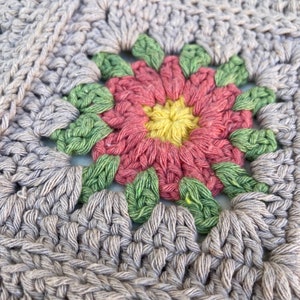Crochet Bag, Granny Square Bag, Crochet Purse, Crochet tote Bag, Retro Bag, Hippie Bag,Gift for Her, Boho Bag, Vintage Style, Bag For Women image 10